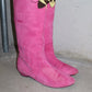 Emilio Pucci Pink Suede Boots (38)