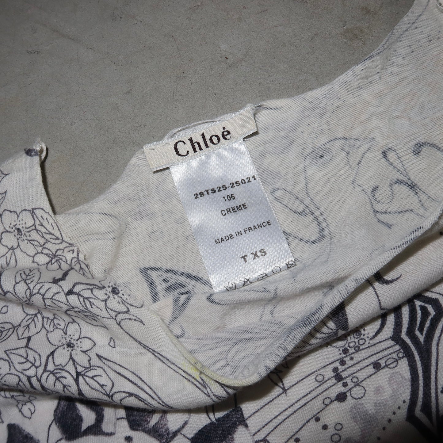 Chloé SS2002 Graphic Tee