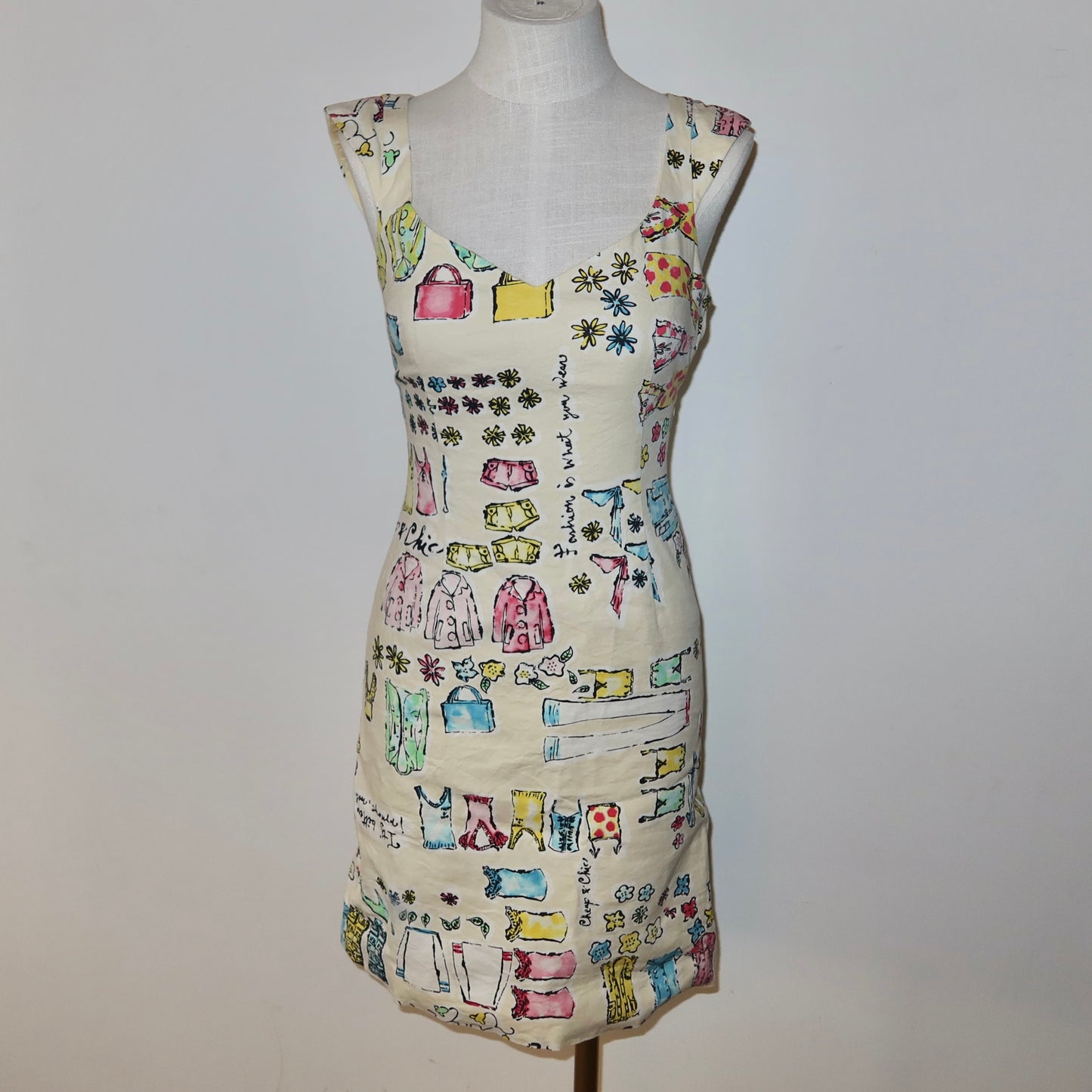 Moschino “Laundry” Dress