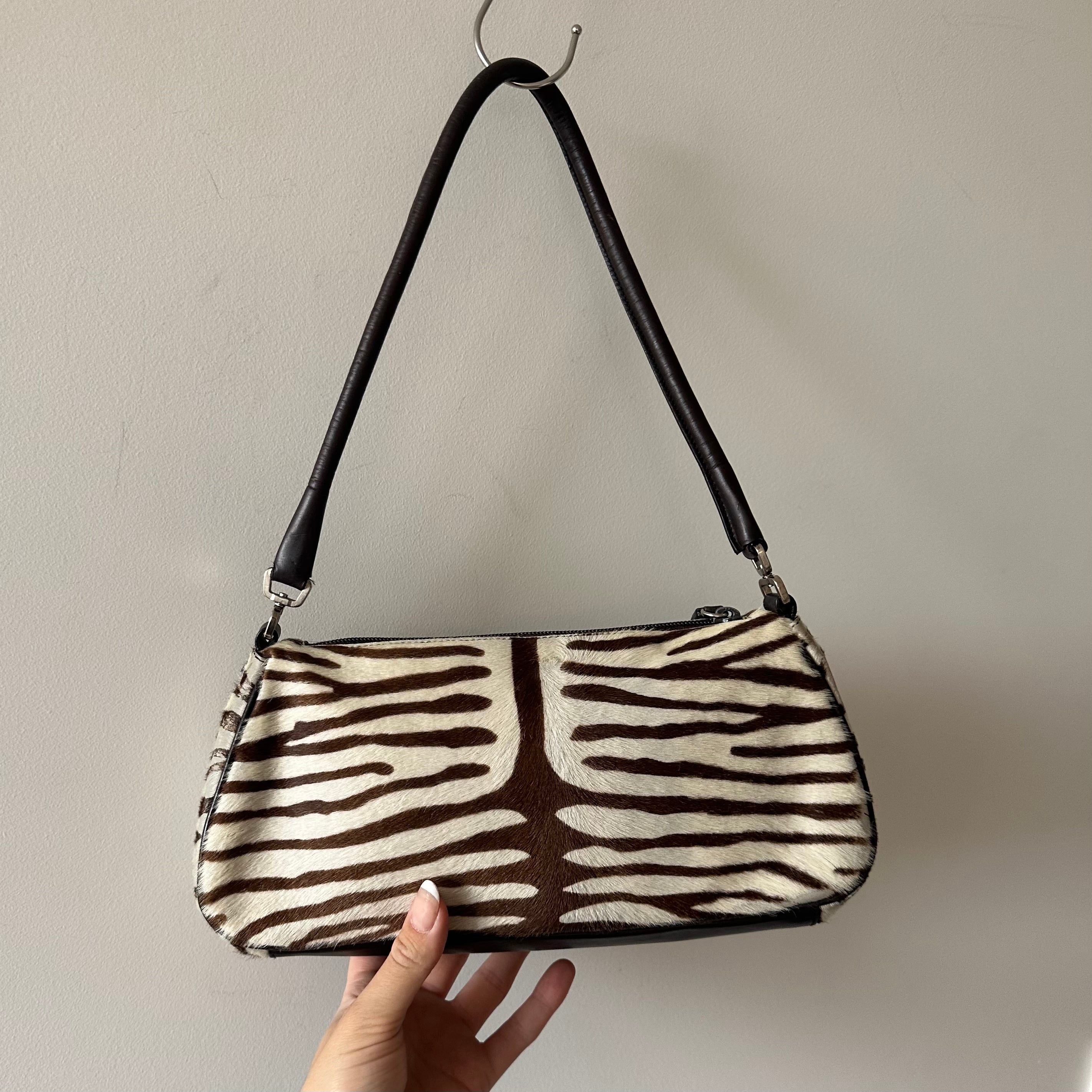 Prada Zebra Pony Hair Mini Bag