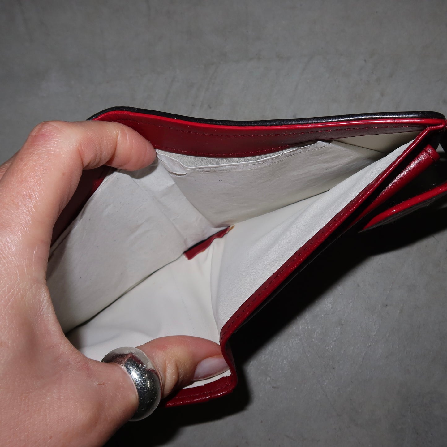 Balmain Red Leather Blazer