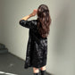 Marni Muskrat and Lamb 1/2 Sleeve Fur Coat