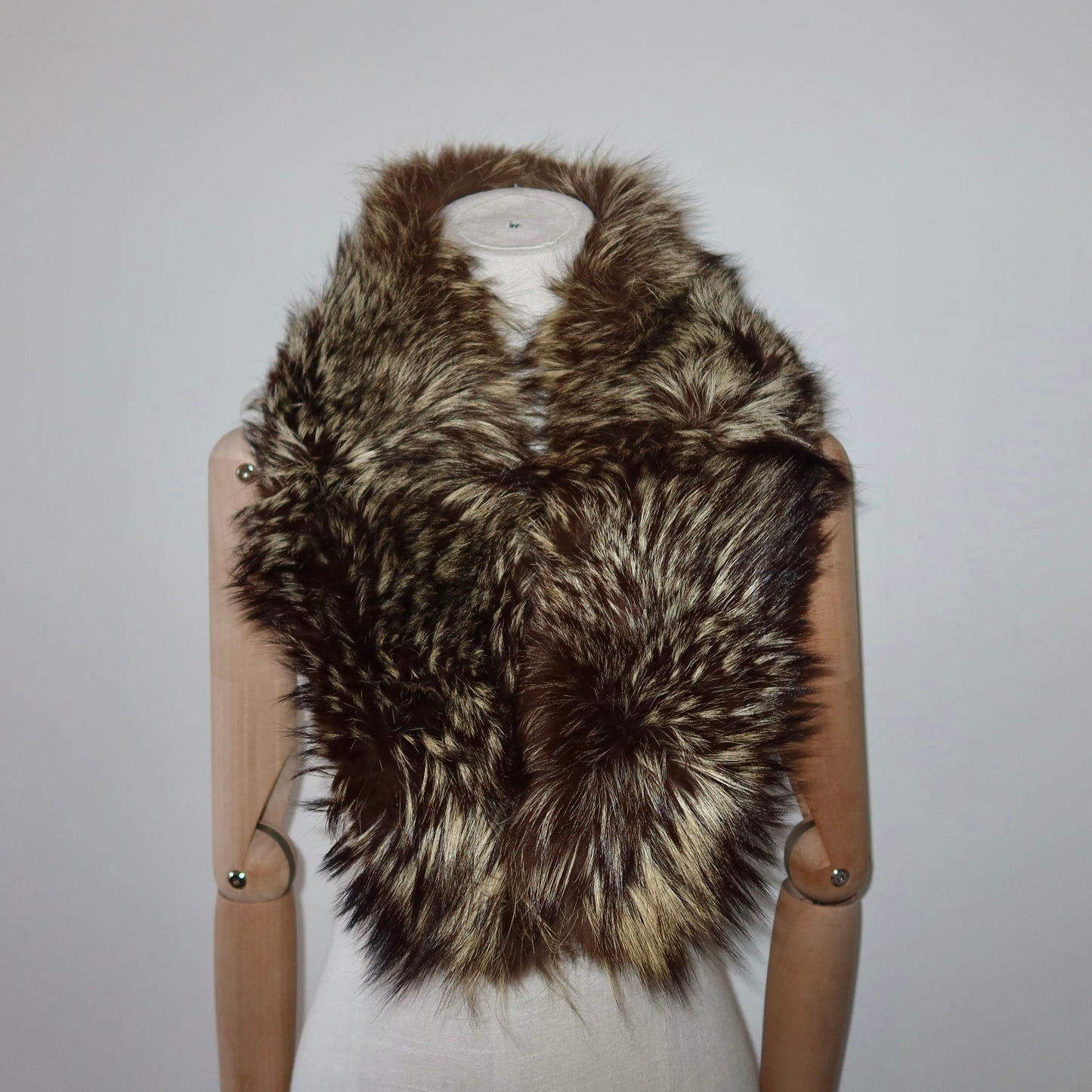 Vintage Silver Fox Fur Collar