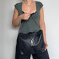 Gucci Square Black Leather Jackie Bag