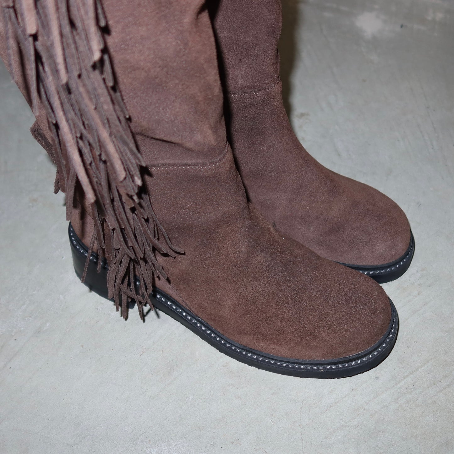 See By Chloé Joice Suede OTK Boots (37)