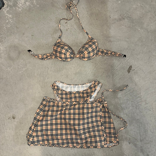 Burberry Nova Check Three Piece with Wrap Skirt