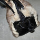 Paolo Masi Patent Mink Fur Mini Bag