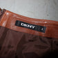 DKNY Leather Skirt