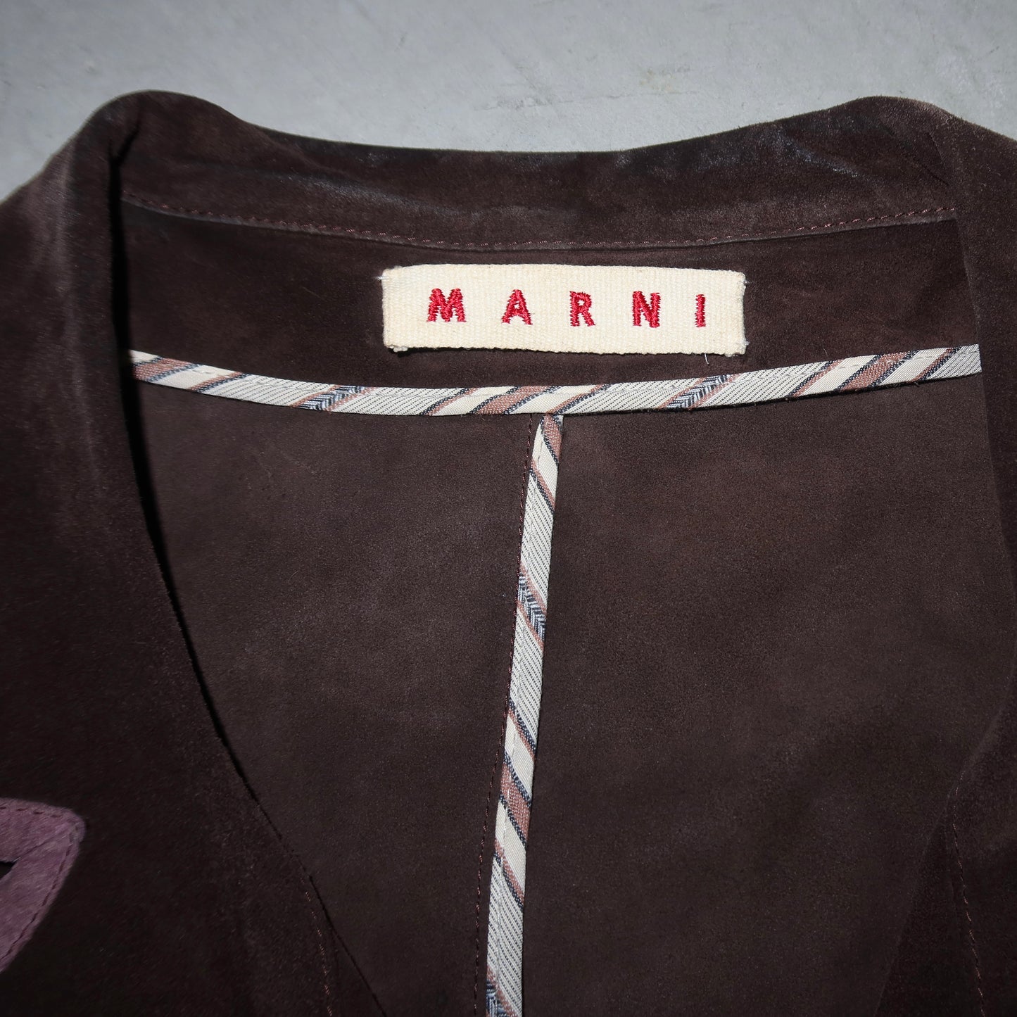 Marni AW2002 Suede Jacket
