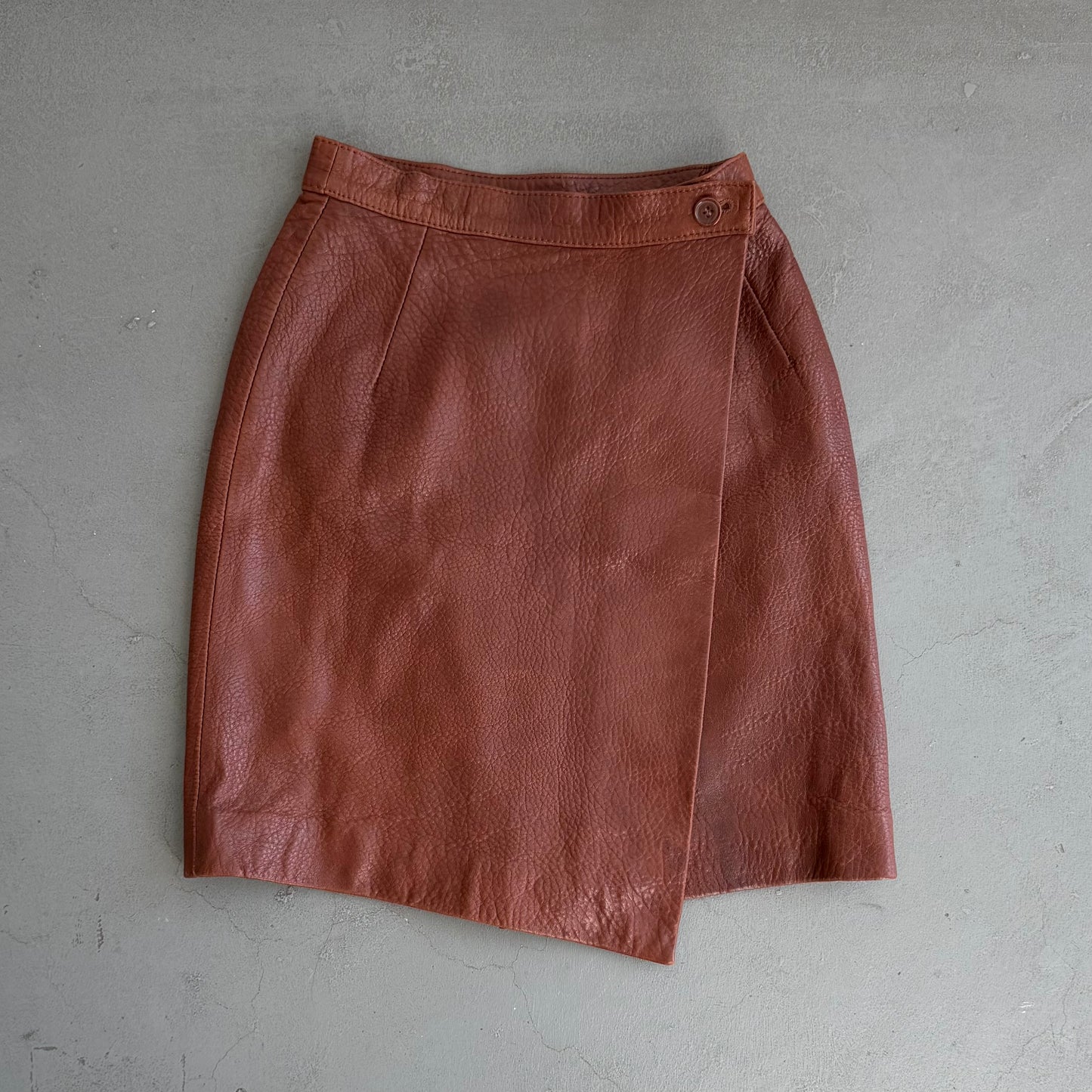 Emporio Armani Leather Skirt