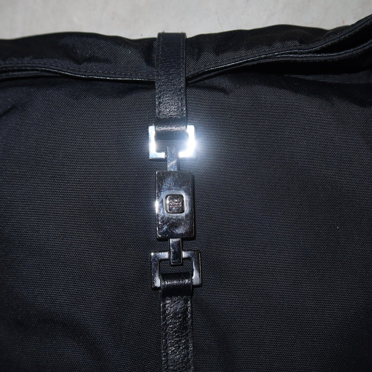 Gucci Nylon Square Jackie Bag