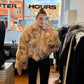 Vintage Fox Fur Bomber