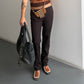 Tres Mini Leather Crossbody Bag