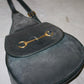 Gucci Dark Green Suede Horse-bit Crossbody