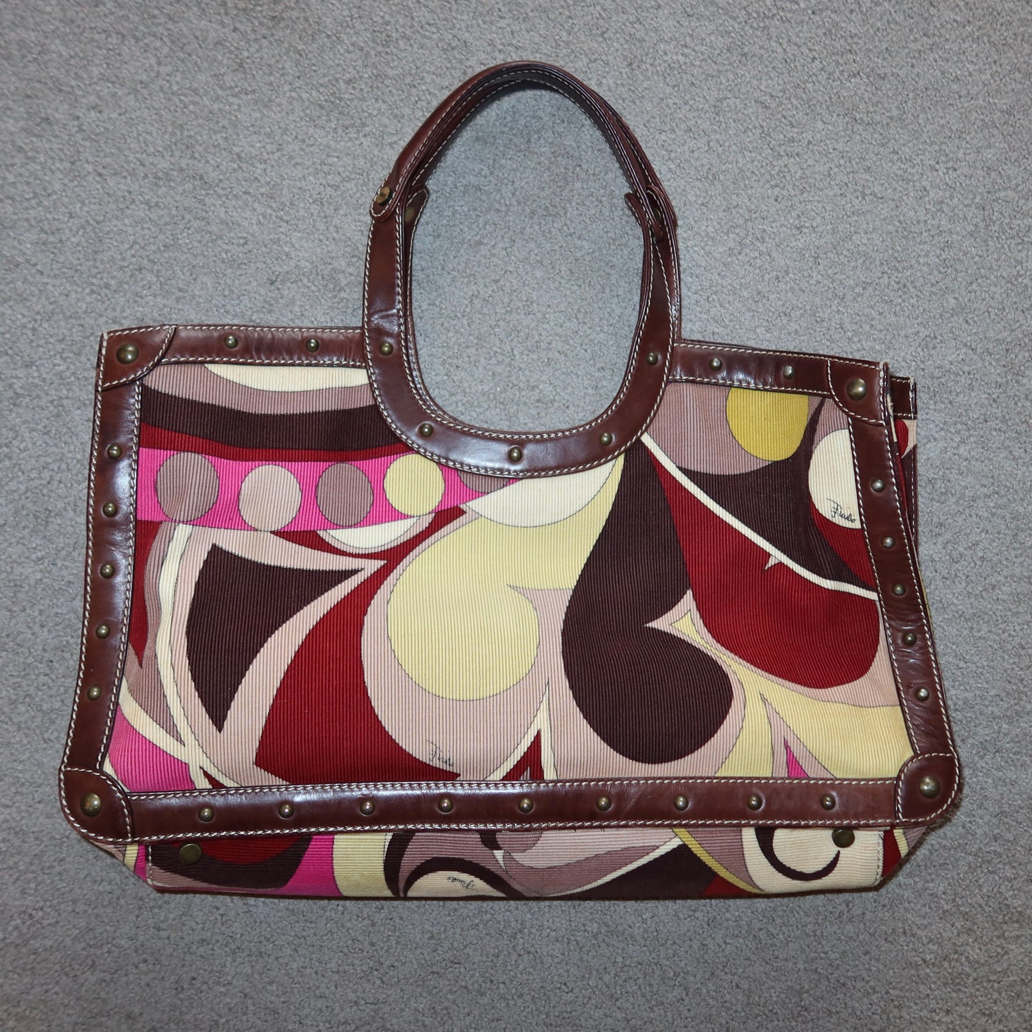 Emilio Pucci Corduroy Bag
