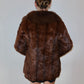 Vintage Brown Fur Coat