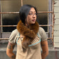 Vintage Real Fur Stole