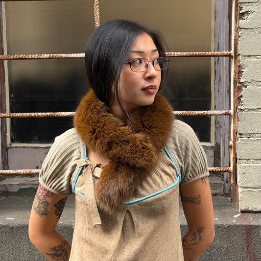 Vintage Real Fur Stole