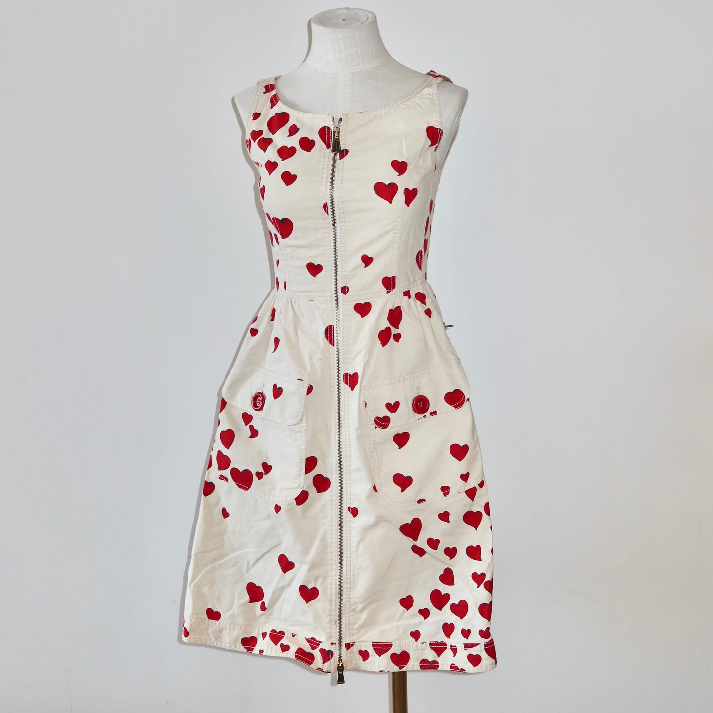 Moschino Heart Print Dress