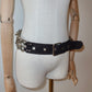 Chloé AW2003 Black Suede Chain Belt