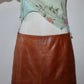 DKNY Leather Skirt