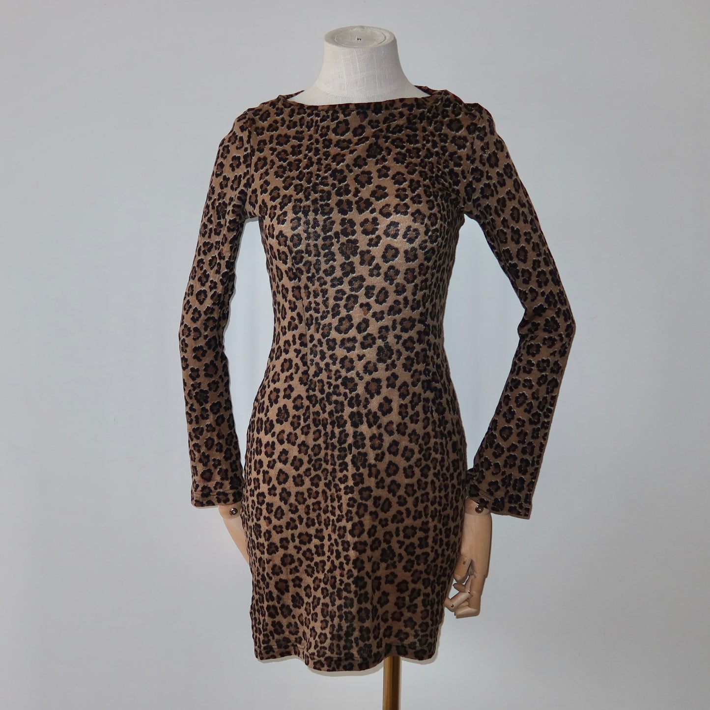Fendi Leopard Print Mini Dress