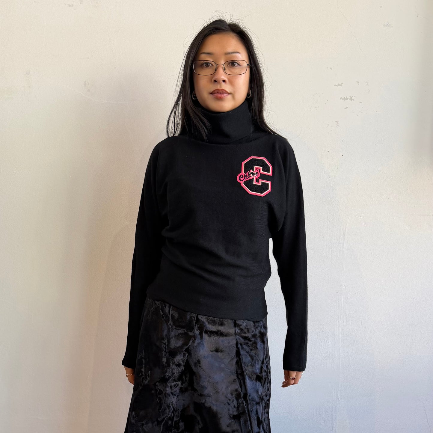 Chloé AW2001 Varsity Patch Jumper