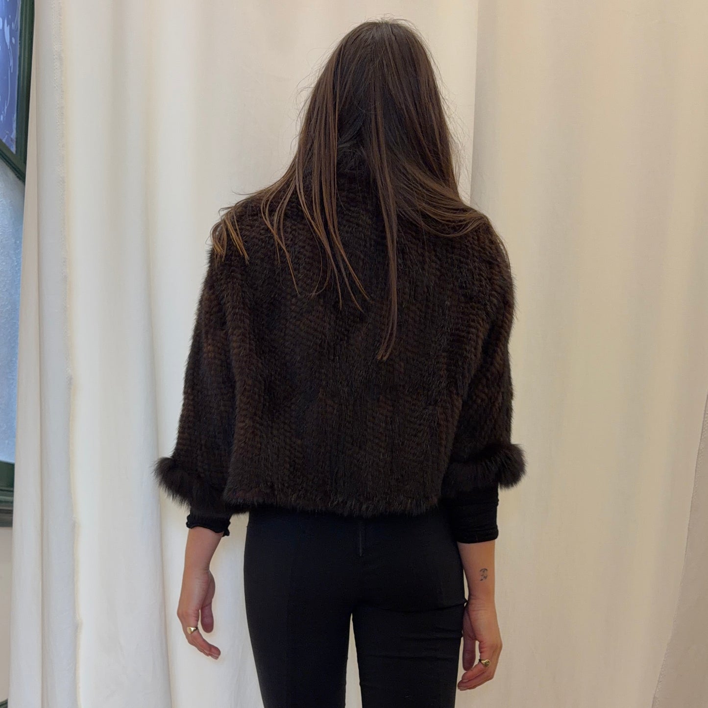 Vintage Real Fur Cape
