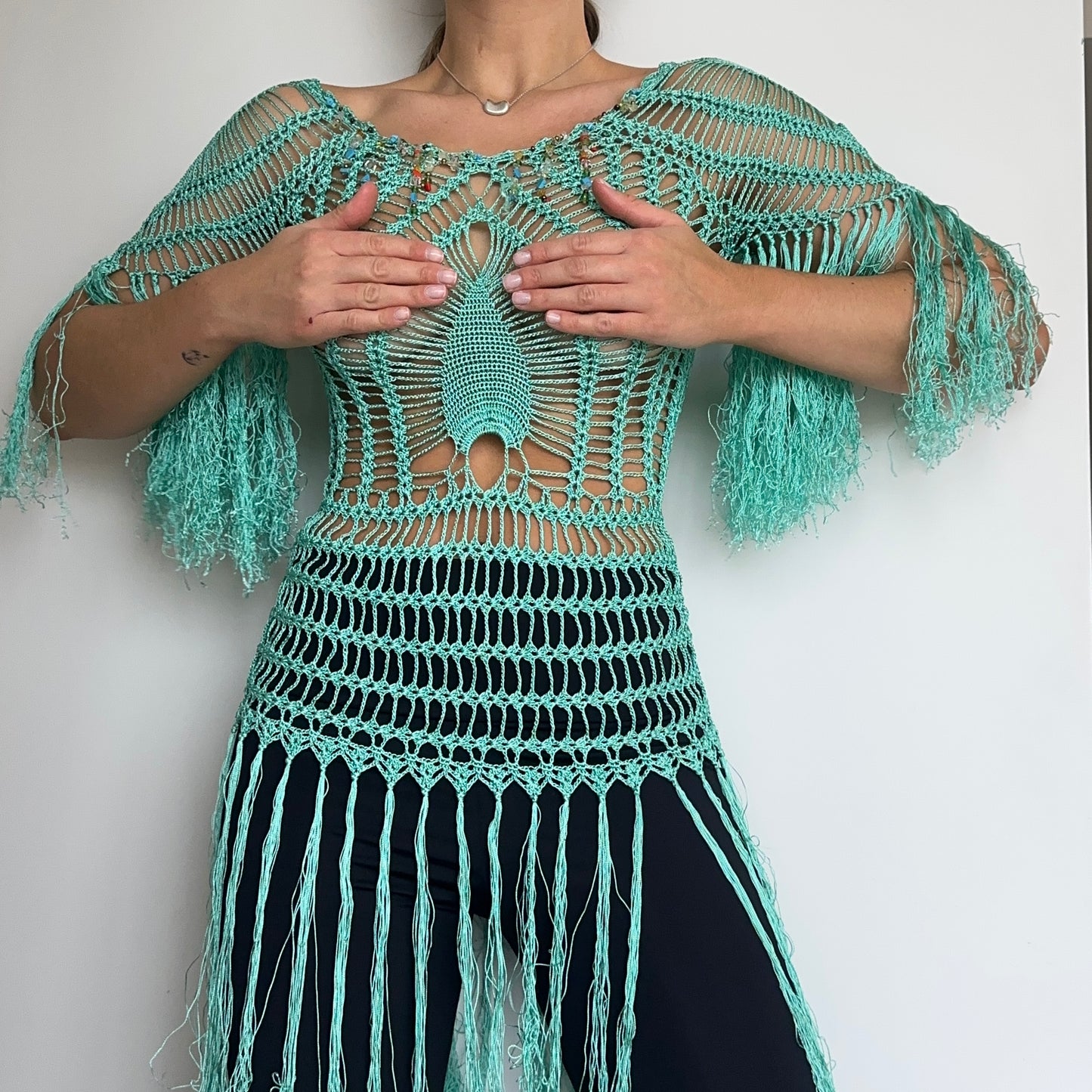 Roberto Cavalli Class Crotchet Top