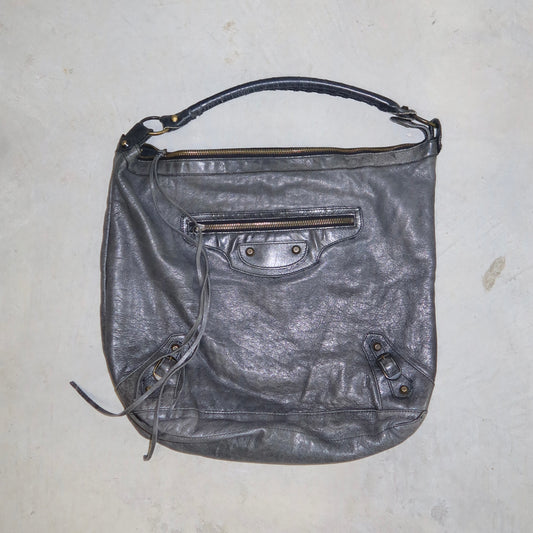 Balenciaga Dark Grey Day Editor Bag