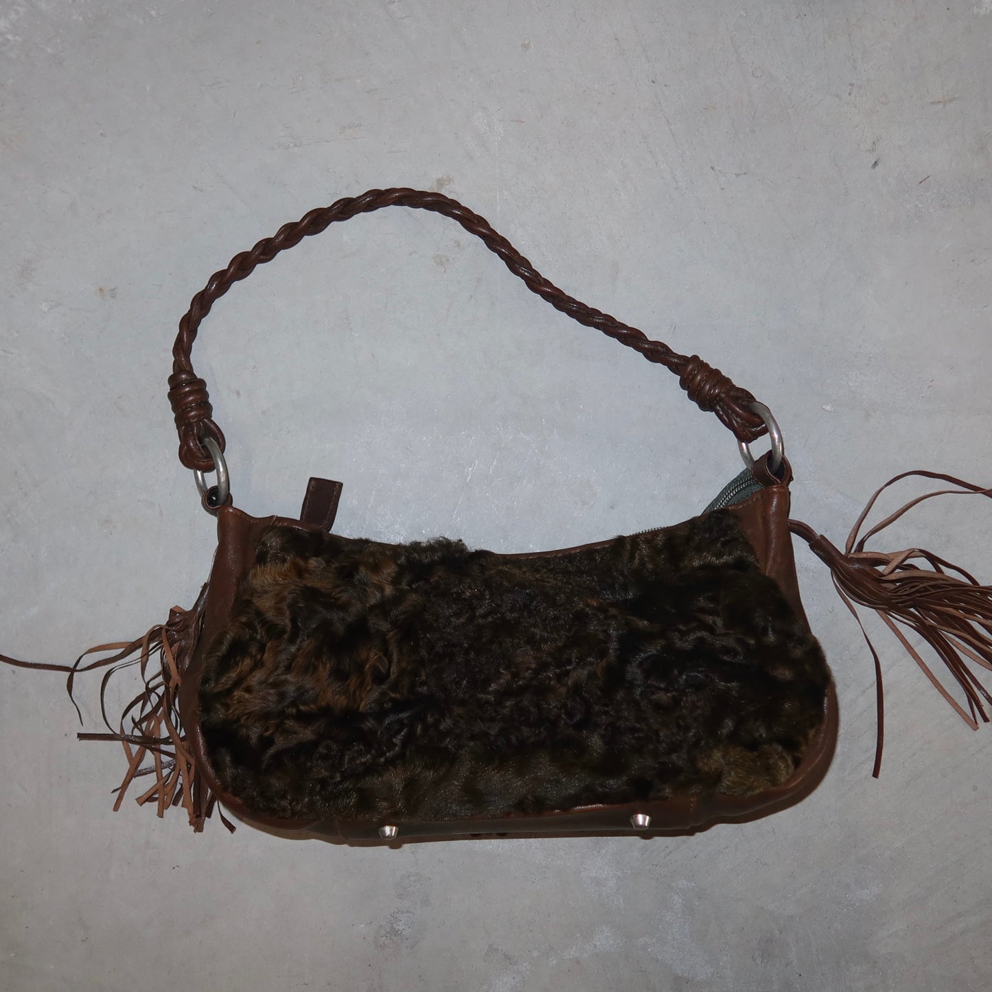 Paolo Masi Real Fur Bag