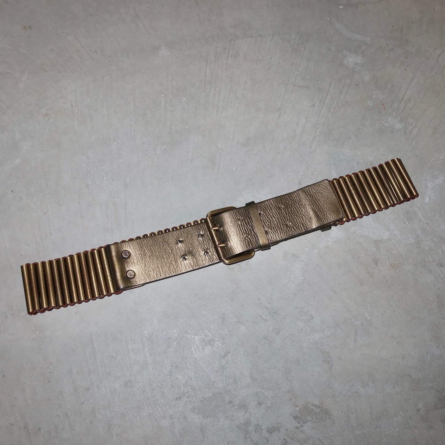 Celine SS2001 Wide Bullet Casing Belt