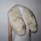 Vintage White Fox Fur Collar