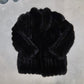 Vintage Black Fox Fur Coat