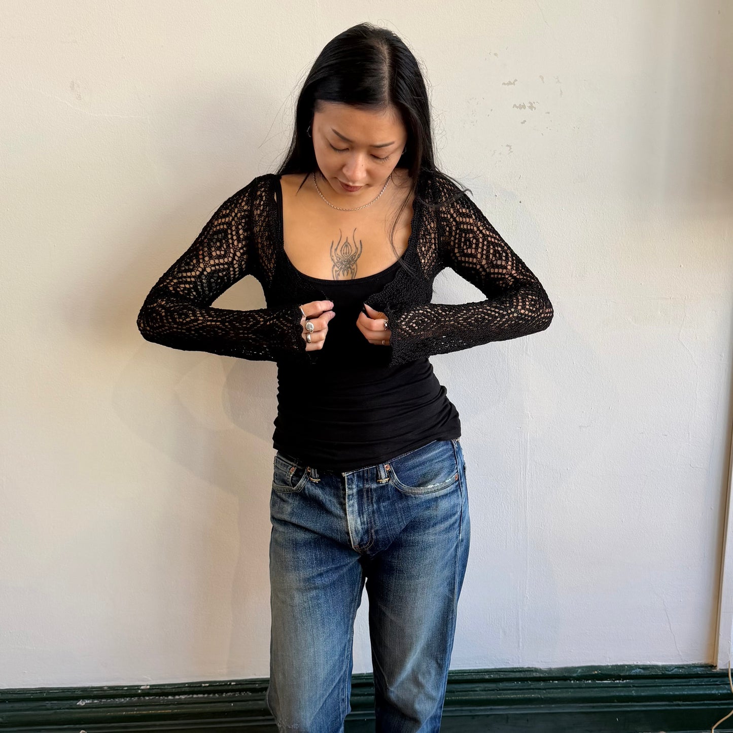 Armani Exchange Crotchet Bolero
