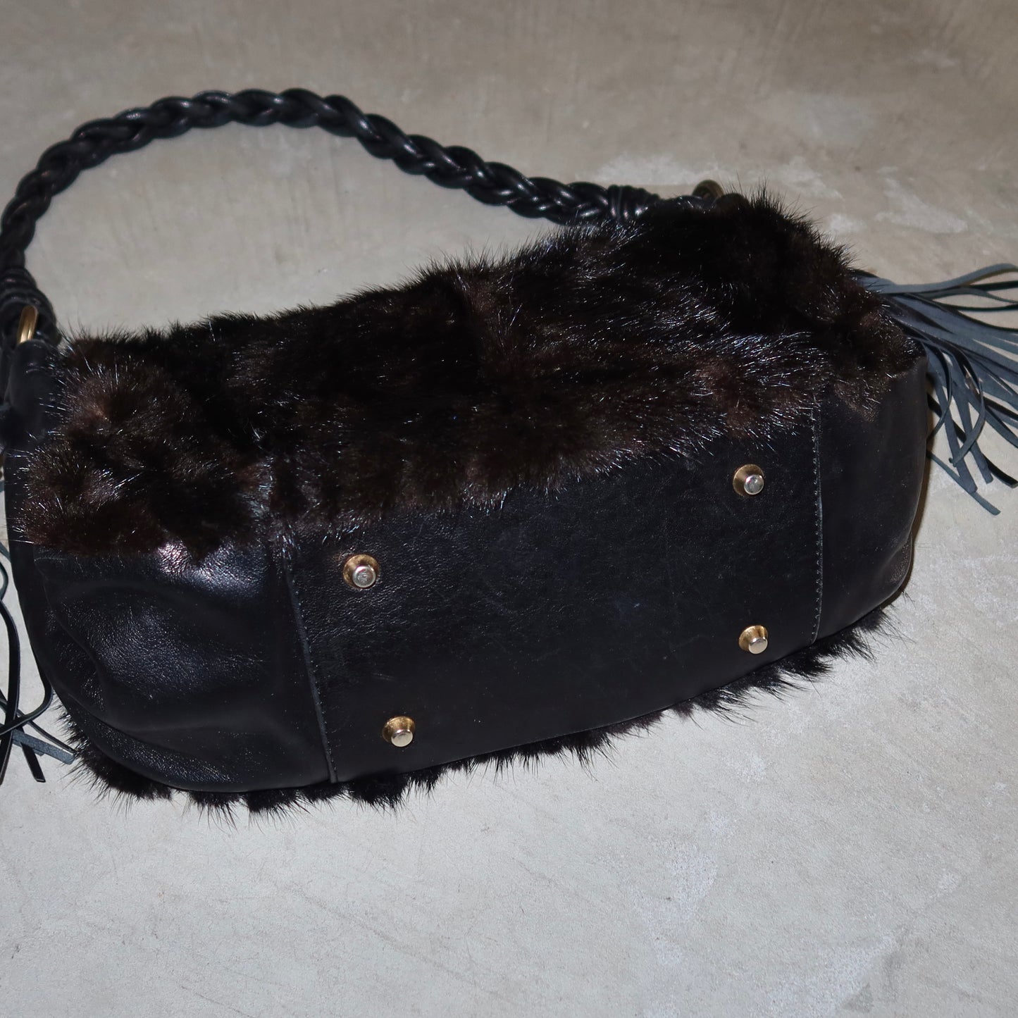 Paolo Masi Mink Fur Bag
