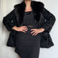 Vintage Astrakhan & Fox Fur Coat