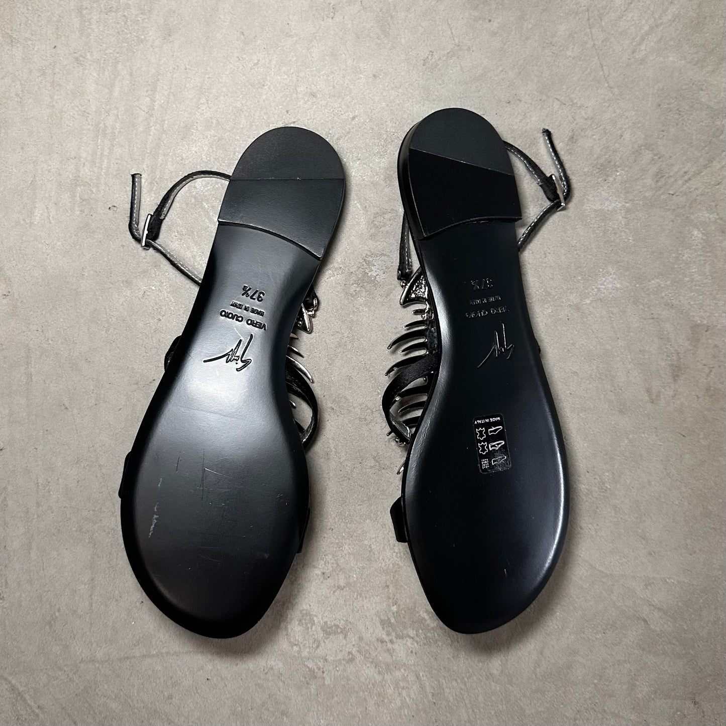 Giuseppe Zanotti Fishbone Sandals (37.5)