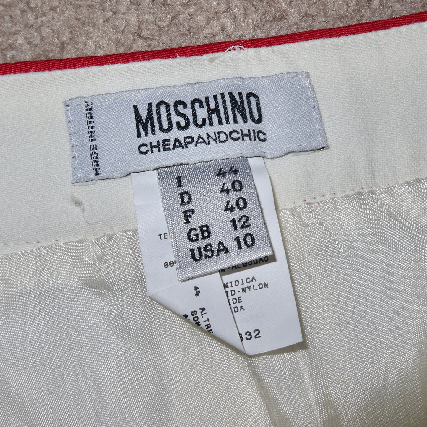 Moschino Embroidered Pencil Skit