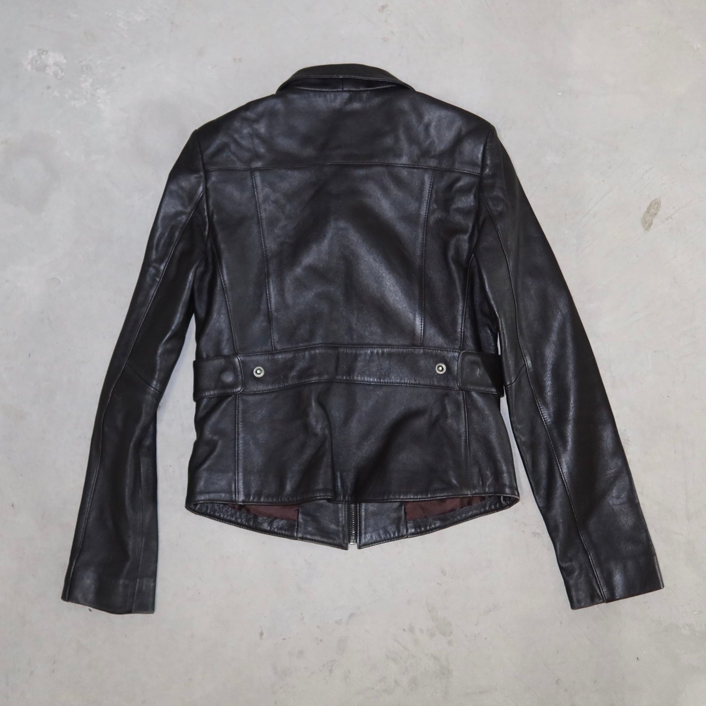 DKNY Brown Leather Jacket