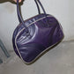 Prada SS2000 Purple Leather Bowling Bag