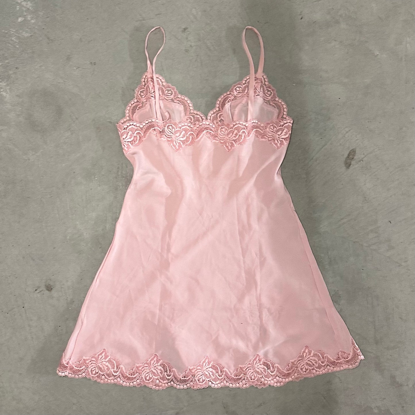 Dior Baby Pink Lace Slip