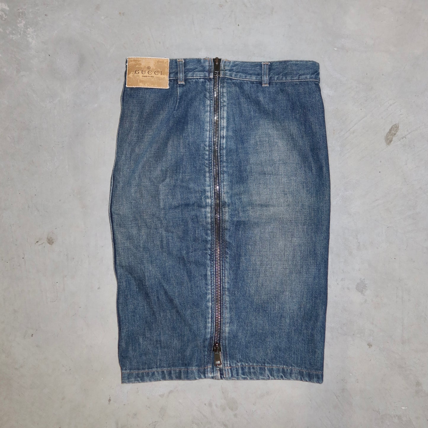 Gucci 2001 Denim Skirt