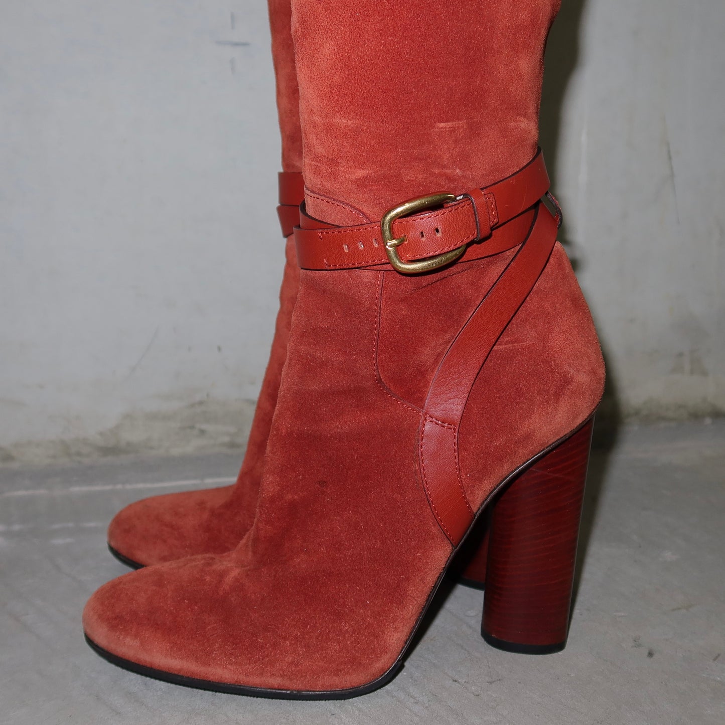 Gucci SS2015 Suede Boots (40)