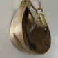Chloe Mini Gold Sequin and Silk Bracelet Bag
