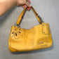 Miu Miu Yellow Logo Shoulder Bag