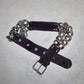 Chloé AW2003 Black Suede Chain Belt
