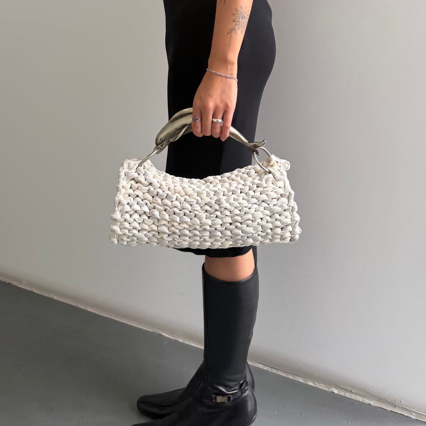 Giorgio Armani SS2004 Dolphin Handle Clutch