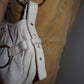 YSL White Saharienne Bag