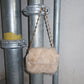 Paolo Masi Cream Mink Fur Micro Bag